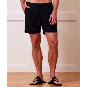 Todd Snyder 5" Montauk Weekend Swim Shorts XL - Classic Black